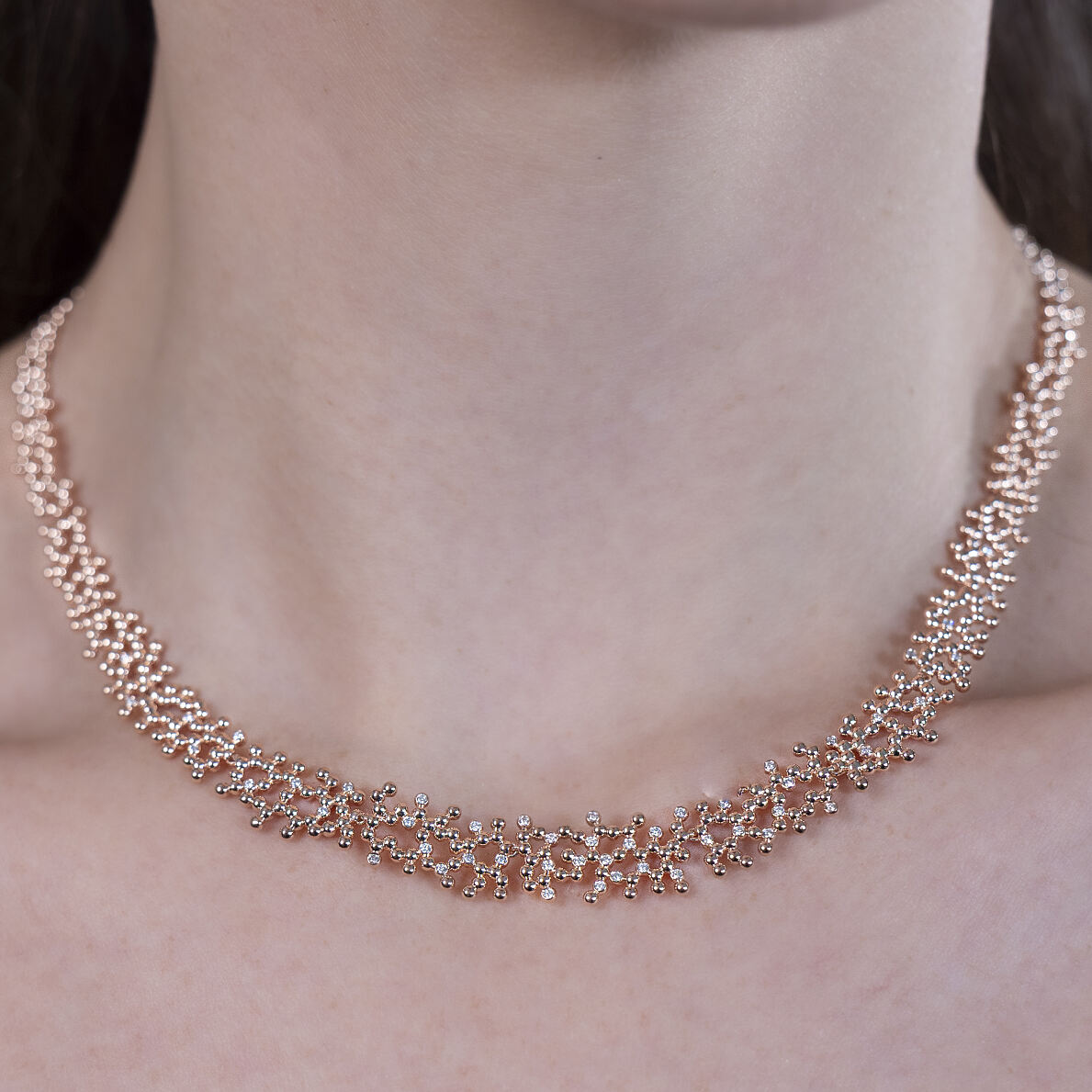 ESbD_AURELIA_Collier Roségold 585- mit 49 Brillanten zus. 0,38ct TWvsi 10500,-_2