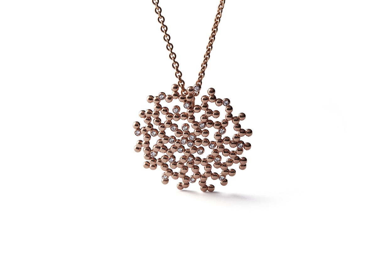 ESbD_AURELIA_Anhänger L Roségold 585- mit 26 Brillanten zus. 0,26ct TWvsi 2750,-