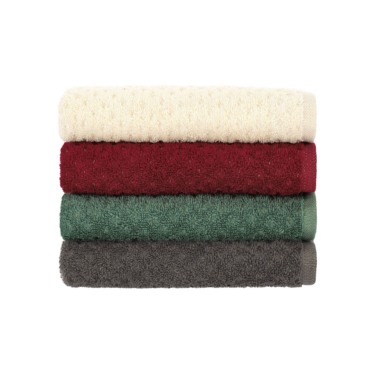 VOSSEN_Golden Century Handtücher chamois, rubin, evergreen, slate grey ab  EUR 10,99