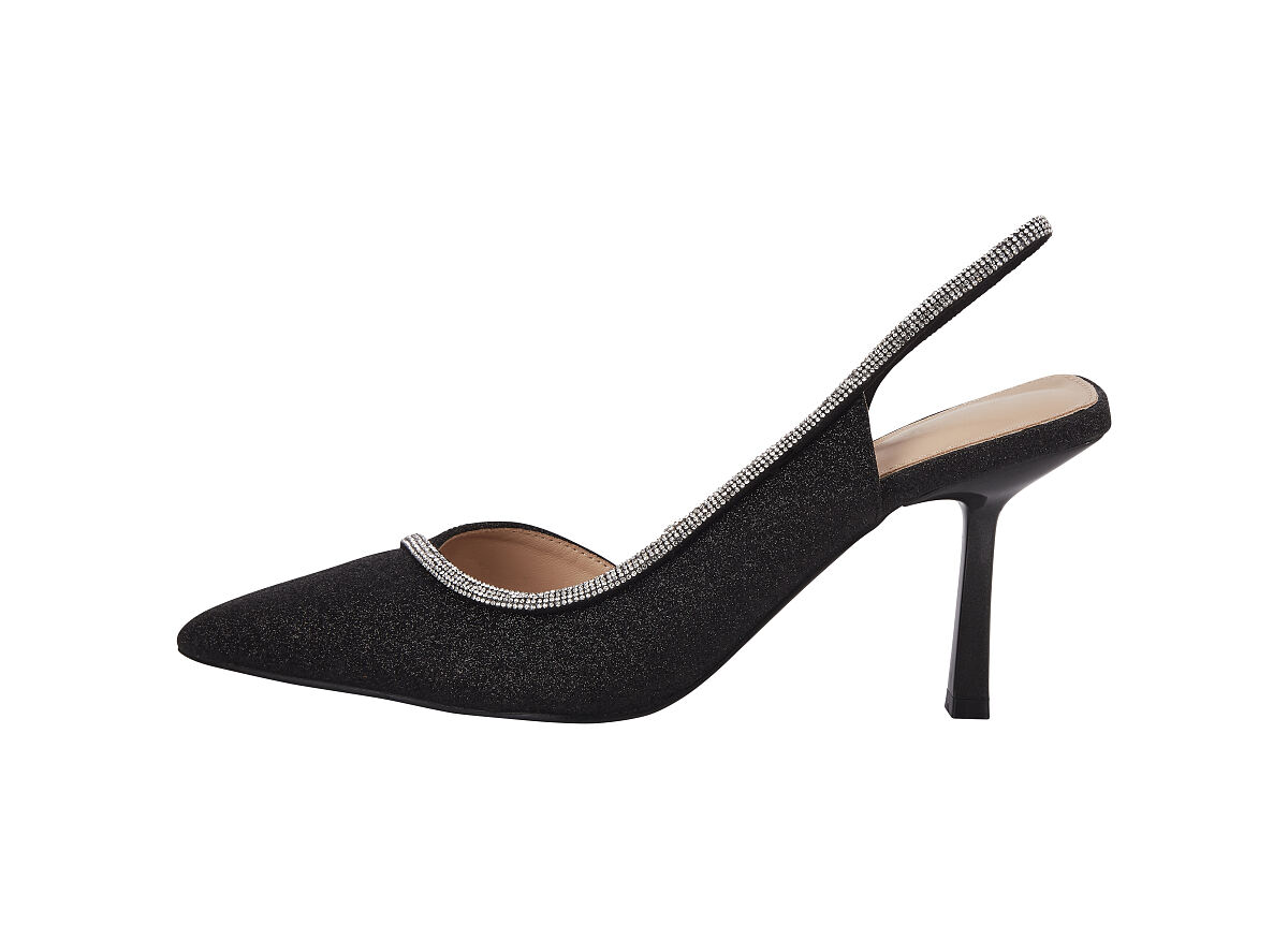 TK Maxx – Schwarze Sandalen mit Strass €24,99