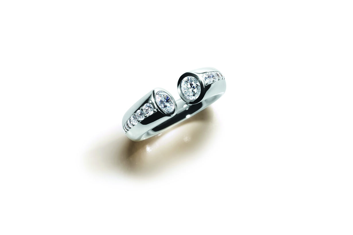 ES Ring-DIALOG Royal  d165-Dia-0,53ct WG-585 € 5.390,-