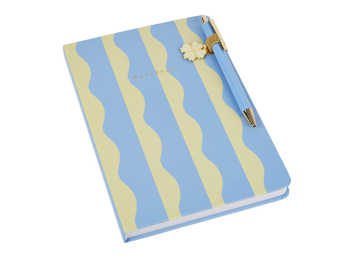 TK Maxx_ Notizbuch gelb & blau - 8,99€