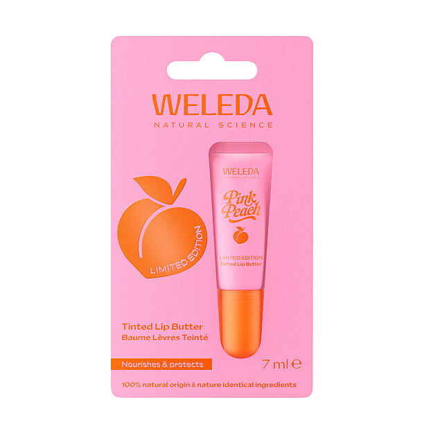 Weleda_Limited Edition_Pink Peach Tinted Lip Butter_7ml_5,95€