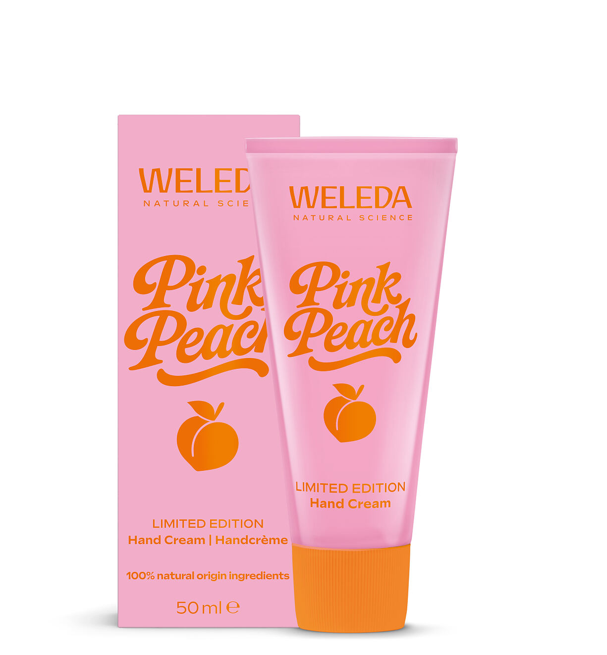 Weleda_Limited Edition_Pink Peach Handcreme_50ml_5,45 €