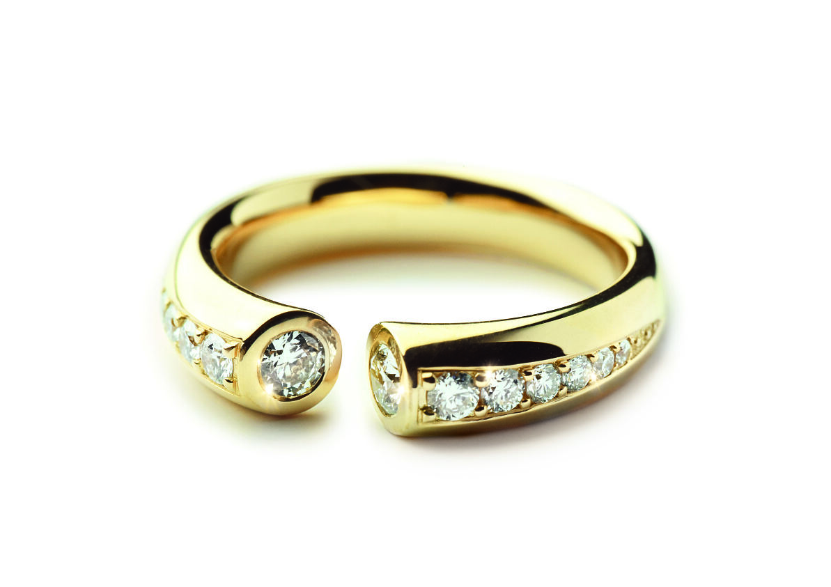 ESbD Ring DIALOG Royal  d175-Dia-0,53ct Gelbgold 585 € 4.990,-