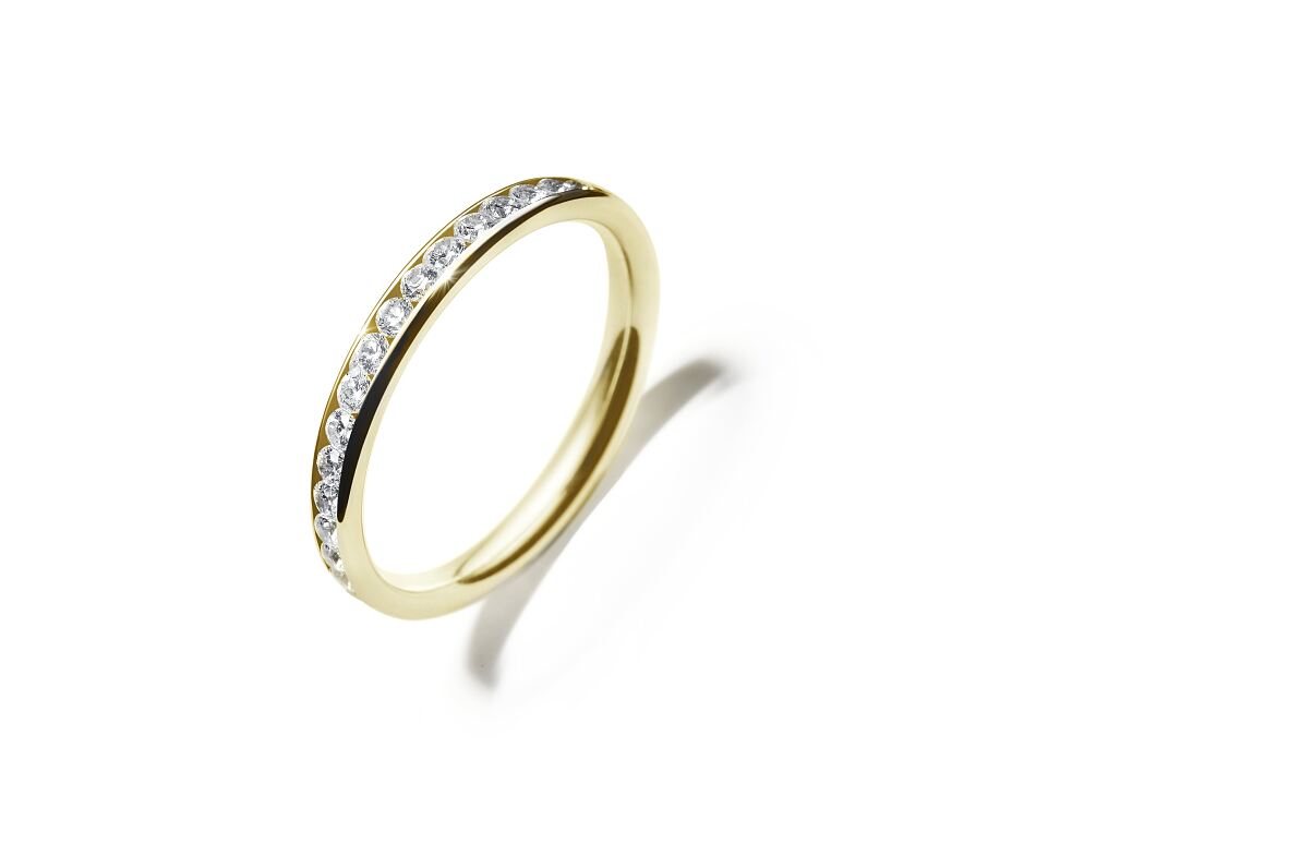 ESbD_ILY_Ring Memoire Gelbgold mit Brillanten 00147030
