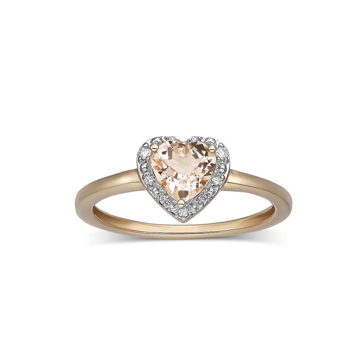 ESbD_Endless Love Brillant Morganit Ring Roségold  Soft Peach Artikelnr. 2686505