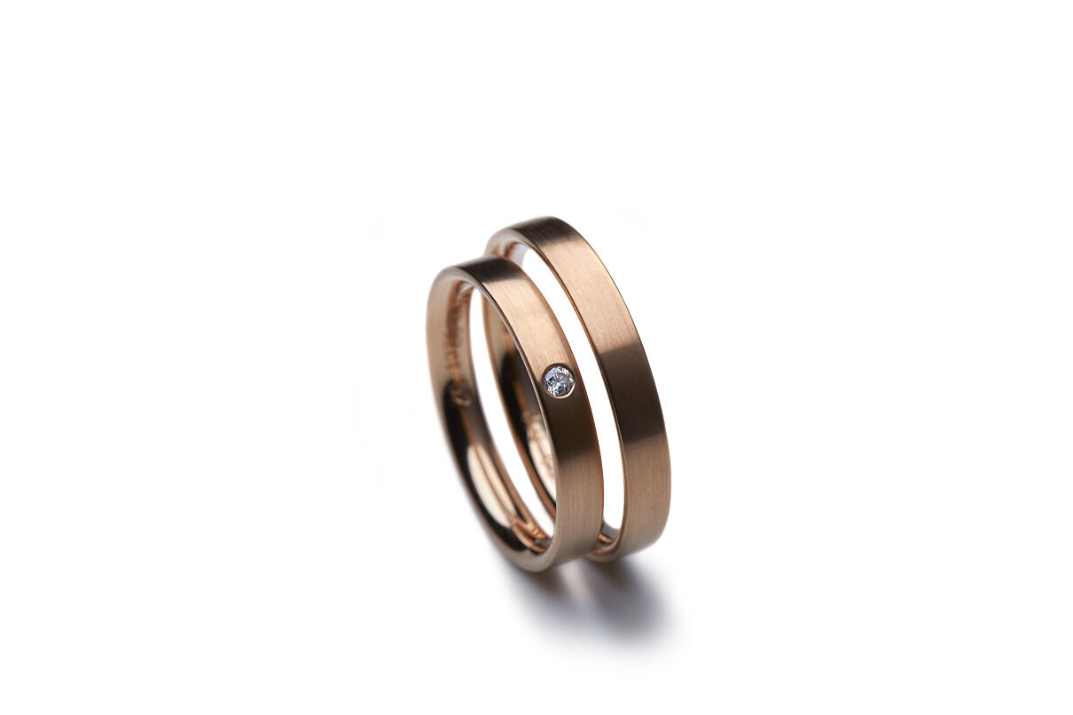 ESbD_Ringpaar roségold 4mm