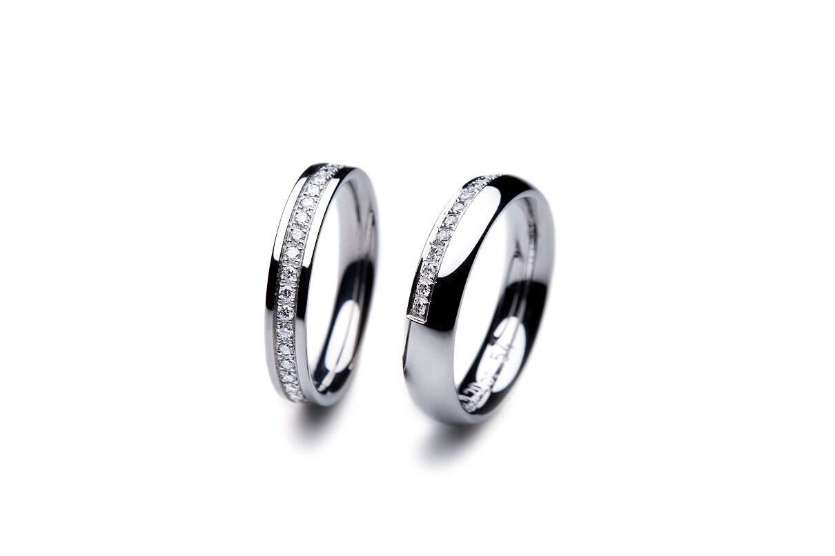 ESbD_Trauringe platin poliert mit Brillianten